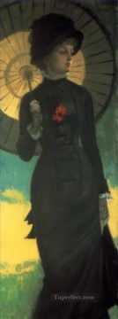  Sol Arte - La señora Newton con una sombrilla James Jacques Joseph Tissot